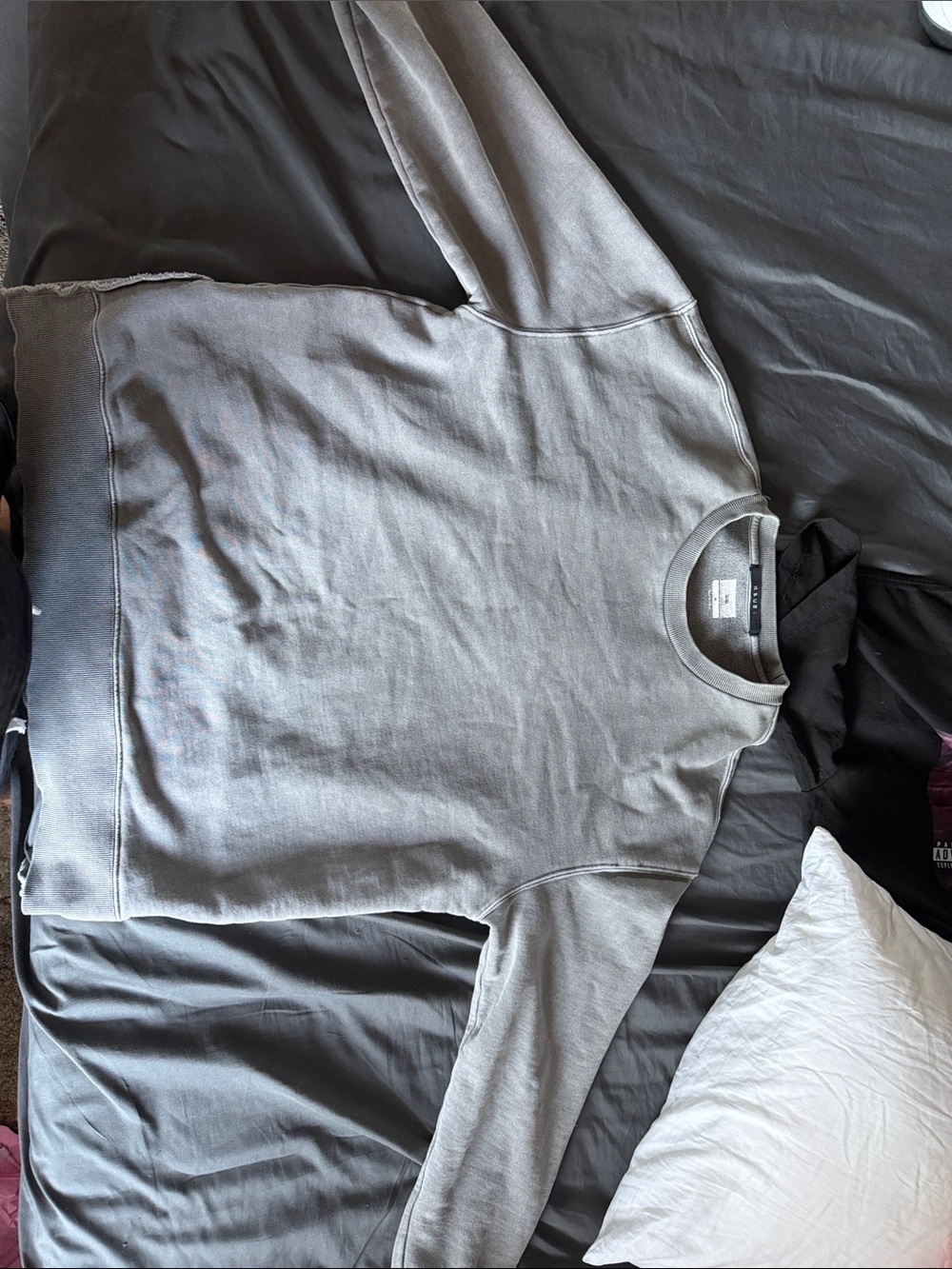 Ksubi Light Gray Crewneck Sweatshirt